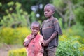 Hungry & Poor Small Boys in Uganda